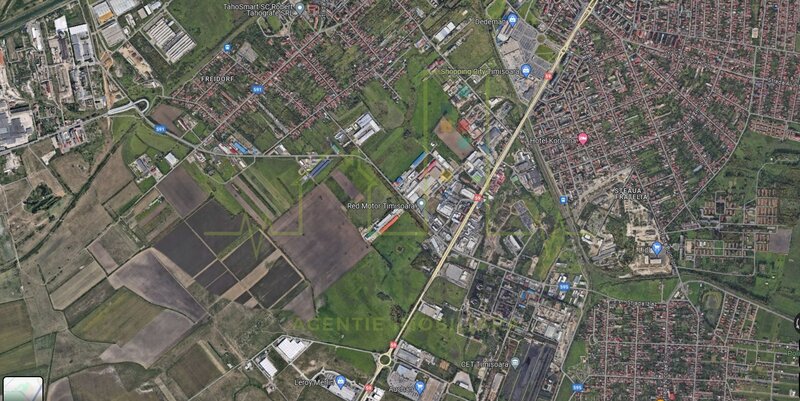 Parcela teren in zona industriala Freidorf.